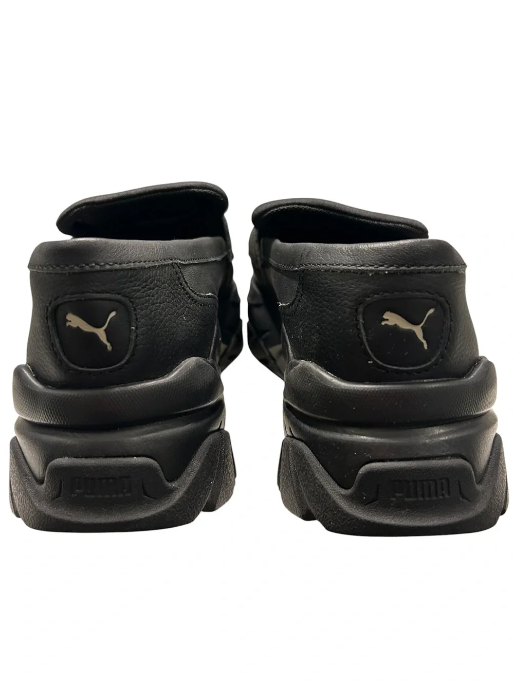 Puma Women's Soafyr Black Leather Loafers - Picture 12 of 14